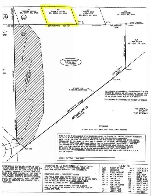 Land For Sale in 601, Bonnie Dell Drive Northeast, Marietta, Georgia