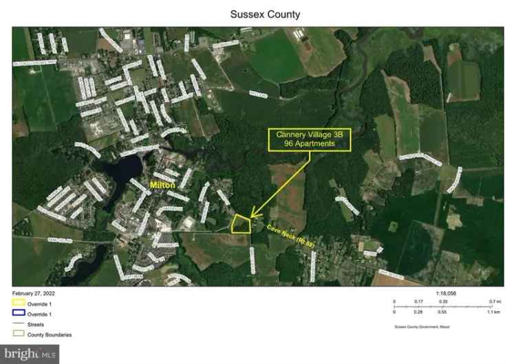 Land For Sale in Milton, Delaware