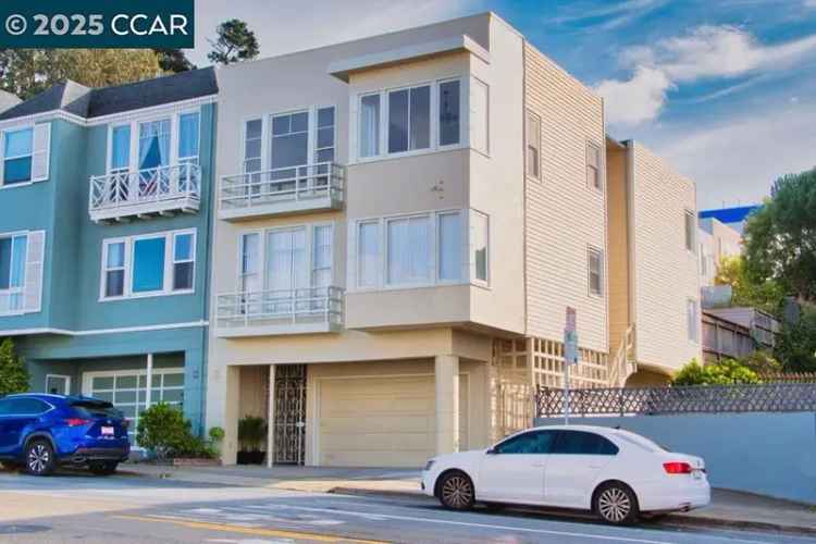 Multi-family house For Sale in 719;721;723, Anza Street, San Francisco, California