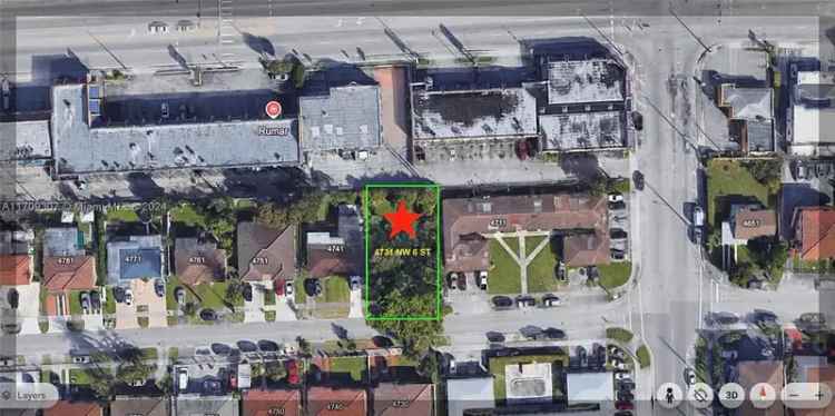 Land For Sale in 4731, Northwest 6th Street, Miami, Florida