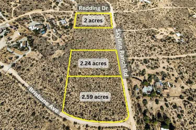 Land For Sale in 56200, Skyline Ranch Road, Yucca Valley, California