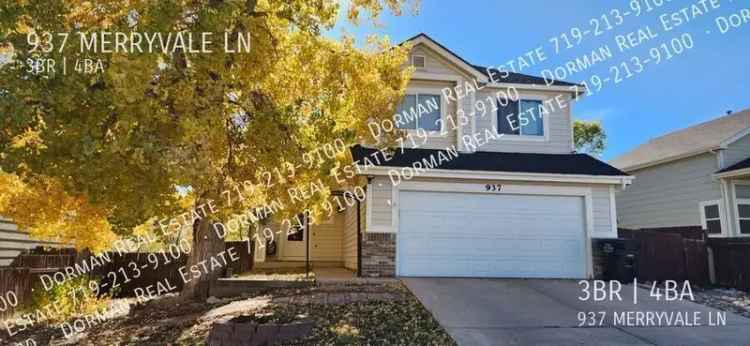 3 Bed 3.5 Bath Home with Huge Deck and Backyard Privacy