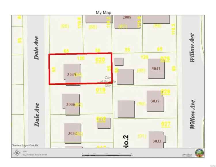 Land For Sale in 3040, Dale Avenue, Granite City, Illinois