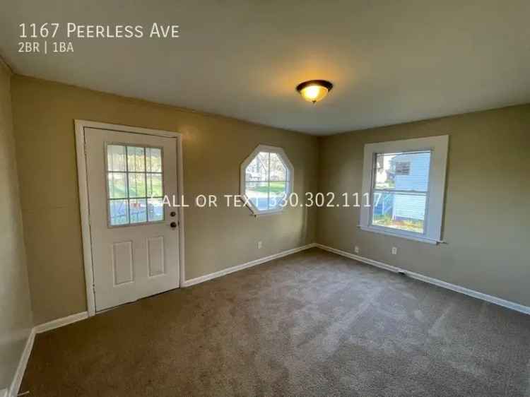 Akron 2-Bedroom House for Rent - Freshly Painted, Pet-Friendly