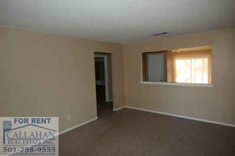 2 Bedroom 1 Bath Duplex in Maumelle Home for Rent