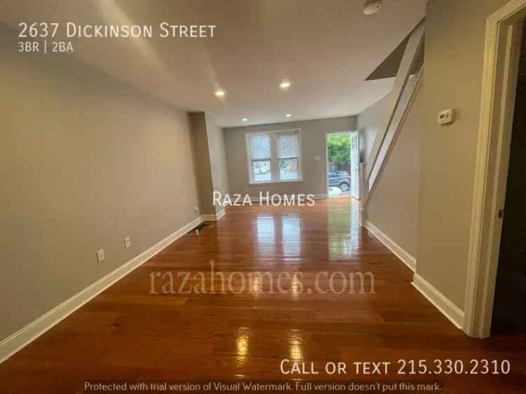 Spacious 3 Bed Townhouse for Rent in Gray's Ferry