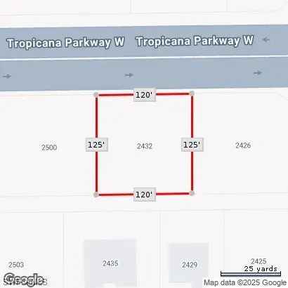 Land For Sale in 2432, Tropicana Parkway West, Cape Coral, Florida