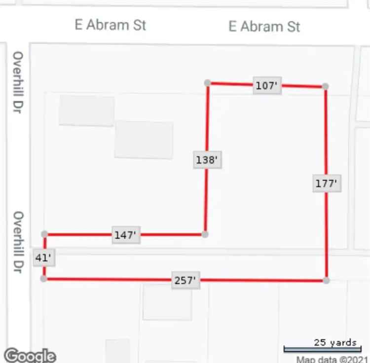 Land For Sale in Arlington, Texas