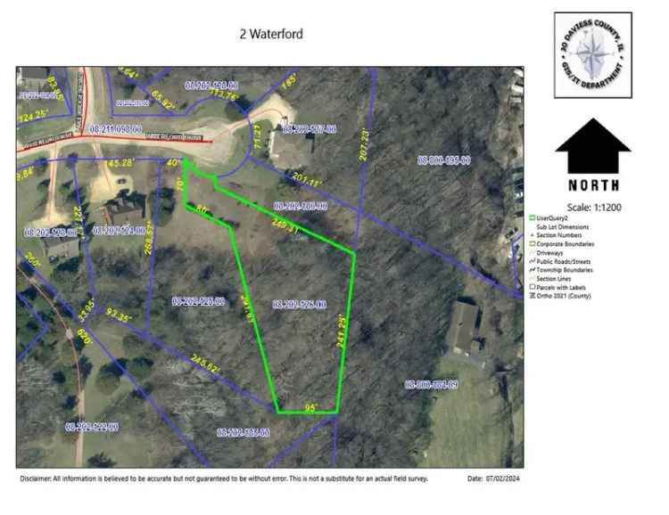 Land For Sale in 2, Waterford Drive, Guilford Township, Illinois