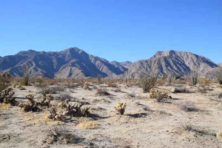 Land For Sale in Borrego Springs, California