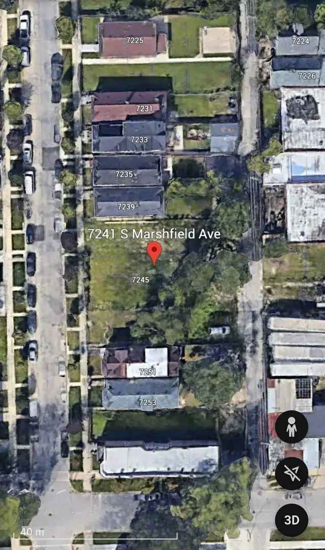 Land For Sale in 7241, South Marshfield Avenue, Chicago, Illinois