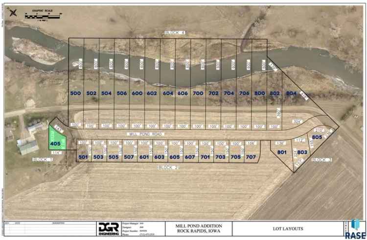 Land For Sale in 405, Mill Pond Road, Rock Rapids, Iowa