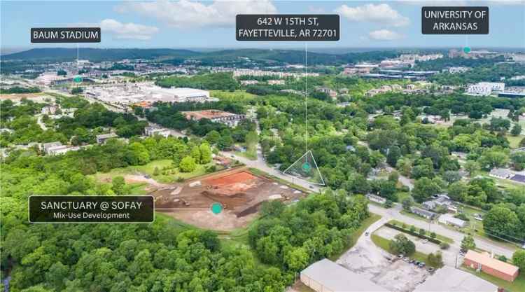 Land For Sale in 642, West 15th Street, Fayetteville, Arkansas