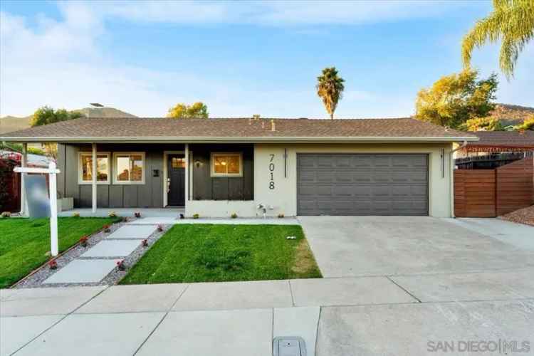 Single-family house For Sale in 7018, Cowles Mountain Boulevard, San Diego, California