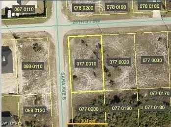 Land For Sale in 3319, 28th Street Southwest, Florida