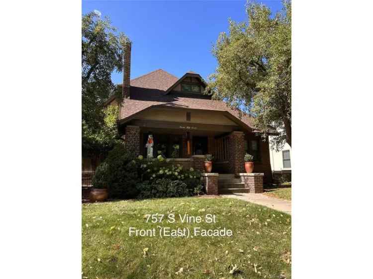 Single-family house For Sale in 757, South Vine Street, Denver, Colorado