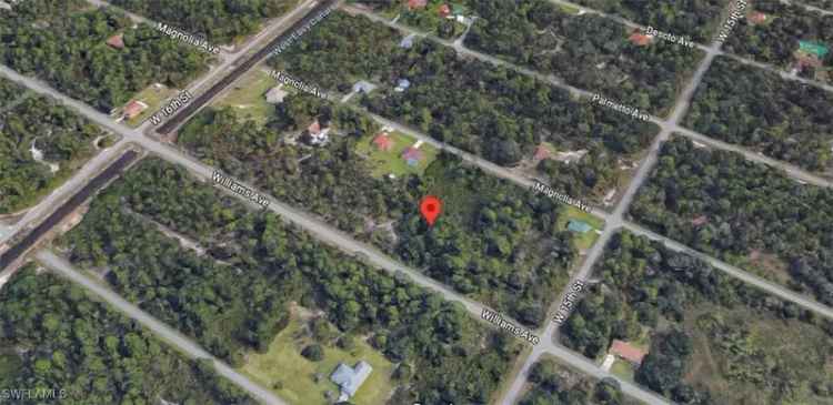 Land For Sale in 1506, Williams Avenue, Lehigh Acres, Florida