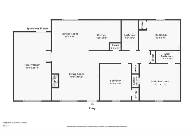 Single-family house For Sale in 425, Fort Street Northeast, Marietta, Georgia