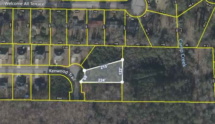 Land For Sale in 4161, Kenwood Trail, Atlanta, Georgia