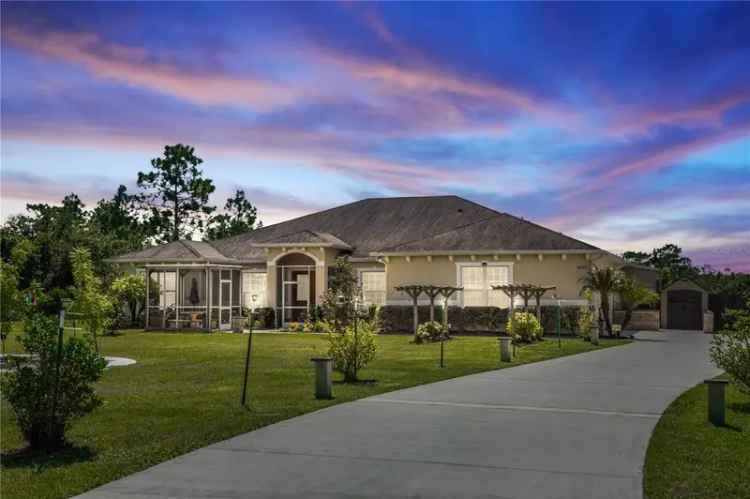 Single-family house For Sale in Wedgefield, Florida