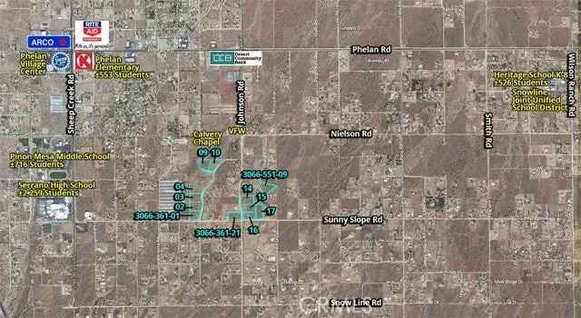 Land For Sale in Phelan, California