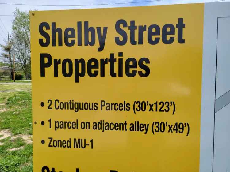 Land For Sale in 1729, Shelby Street, Indianapolis, Indiana