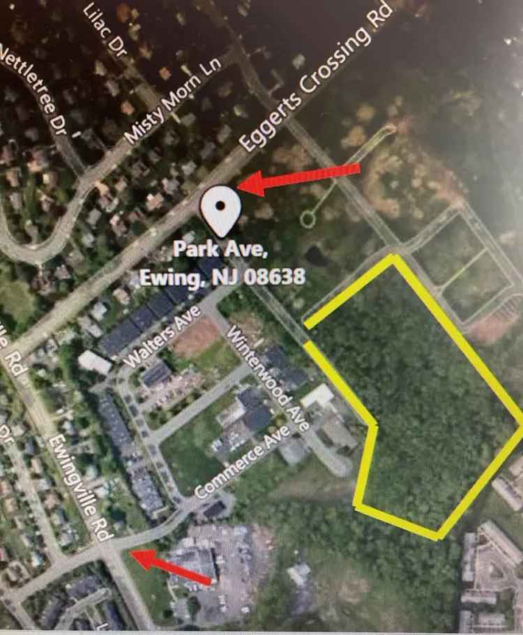 Land For Sale in Ewing Township, New Jersey