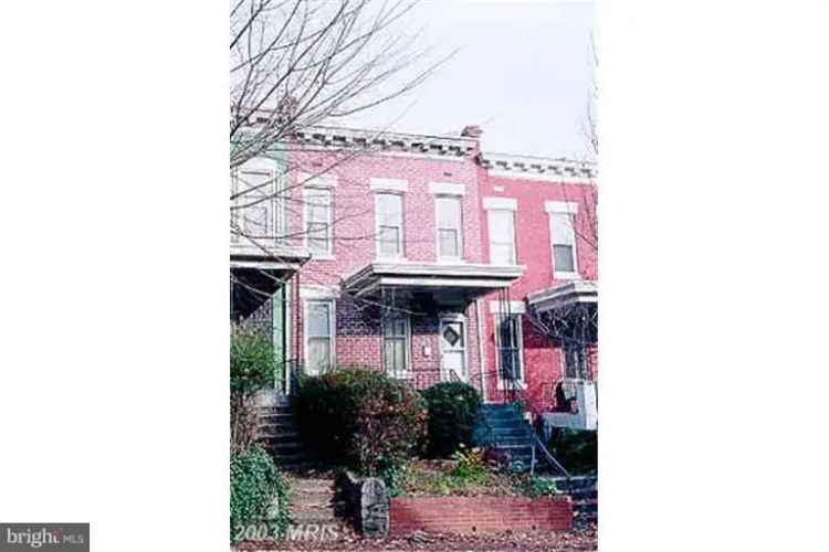 House For Sale in 629, Columbia Road Northwest, Washington, District of Columbia