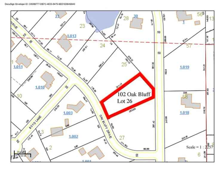 Land For Sale in 102, Oak Bluff Drive, Enterprise, Alabama