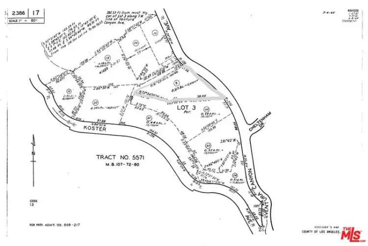 Land For Sale in 3721, Ventura Canyon Avenue, Los Angeles, California