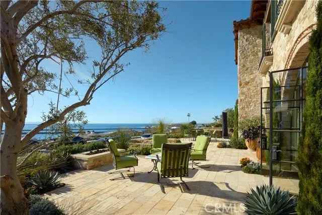 Oceanfront Corona Del Mar Estate: Custom Tuscan Villa with Breathtaking Views