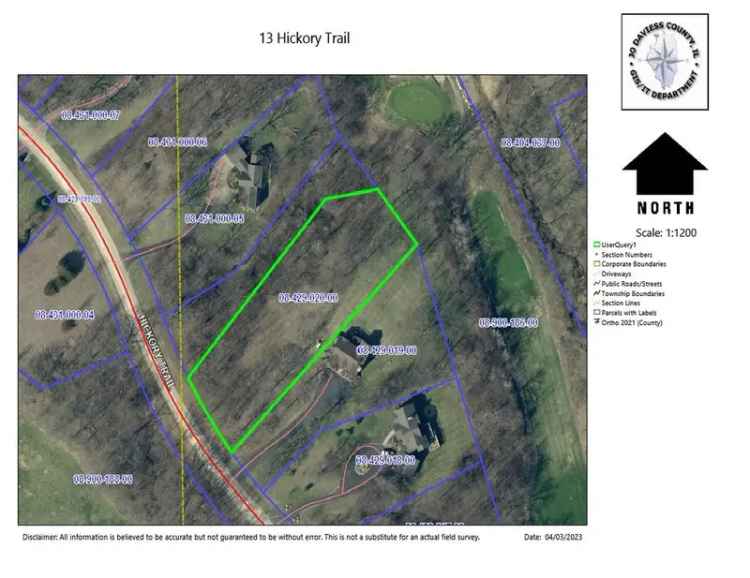 Land For Sale in 13, Hickory Trail, Guilford Township, Illinois