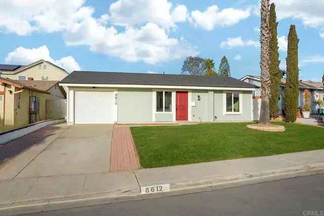 Single-family house For Sale in 8612, Frobisher Street, San Diego, California