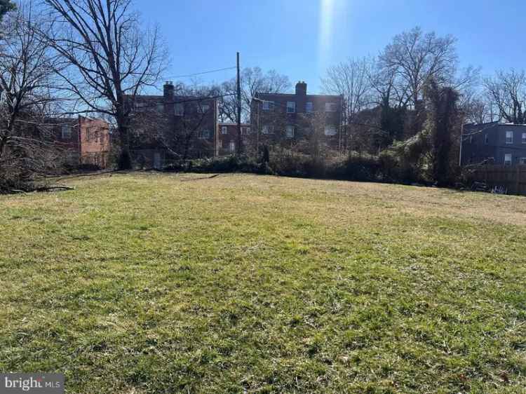 Land For Sale in Washington, District of Columbia