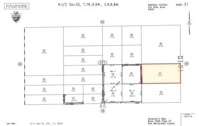 Land For Sale in Adelanto, California