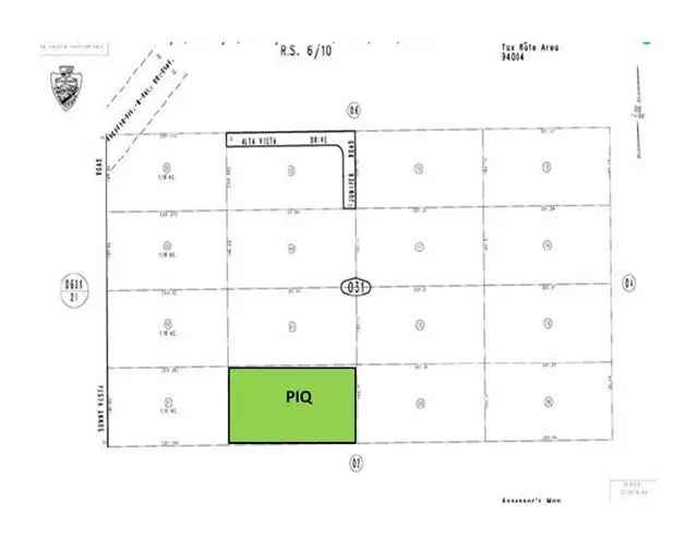 Land For Sale in Joshua Tree, California