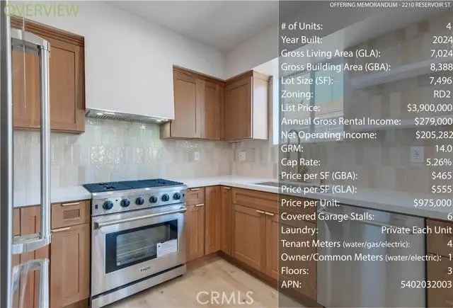 Multi-family house For Sale in 2210, Reservoir Street, Los Angeles, California