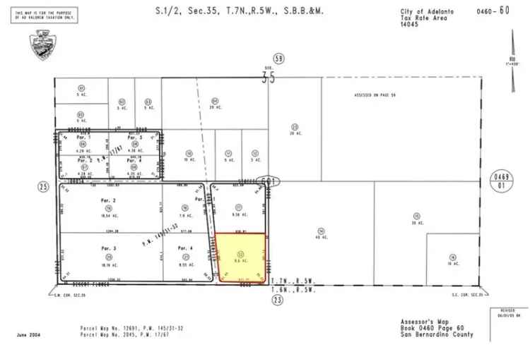 Land For Sale in Adelanto, California