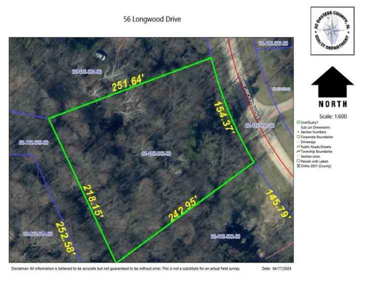 Land For Sale in 56, Longwood Drive, Guilford Township, Illinois