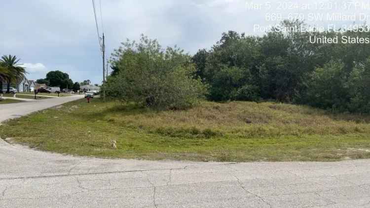 Land For Sale in 688, Southwest Millard Drive, Port Saint Lucie, Florida