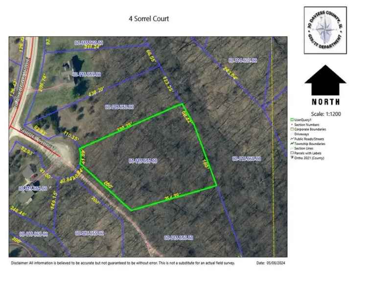 Land For Sale in 4, Sorrel Court, Guilford Township, Illinois