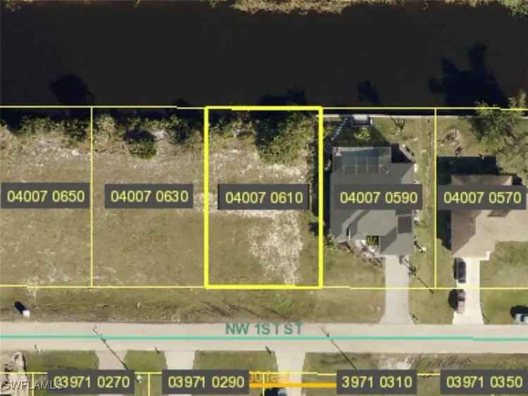 Land For Sale in 2515, Northwest 1st Street, Cape Coral, Florida