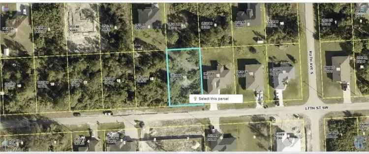 Land For Sale in 3306, 17th Street Southwest, Lehigh Acres, Florida