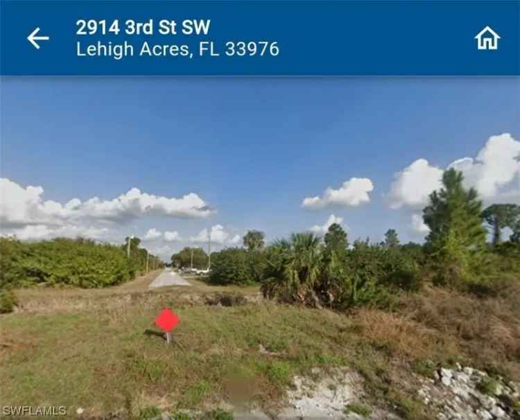 Land For Sale in Lehigh Acres, Florida