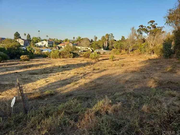 Land For Sale in San Marcos, California