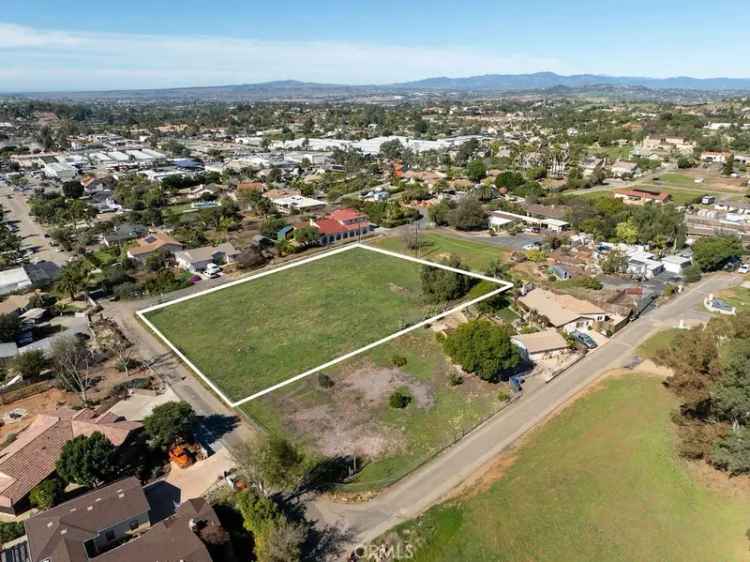 Land For Sale in Vista, California