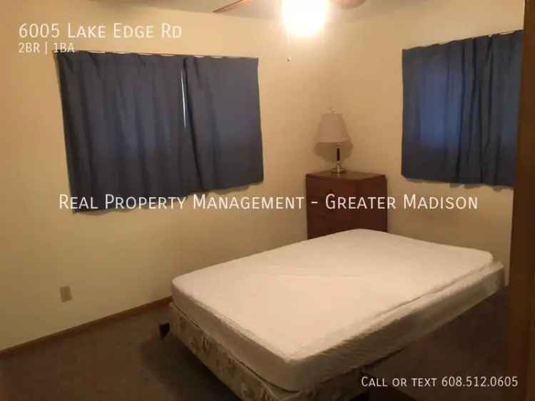 Lake Waubesa View Home for Rent in McFarland