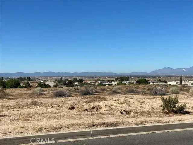 Land For Sale in Apple Valley, California