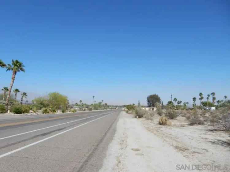 Land For Sale in Borrego Springs, California