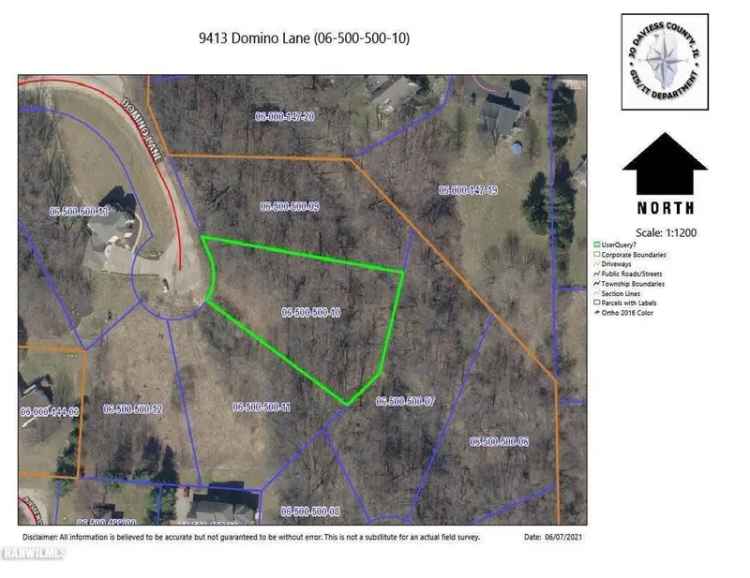 Land For Sale in 9413, Domino Lane, Galena, Illinois